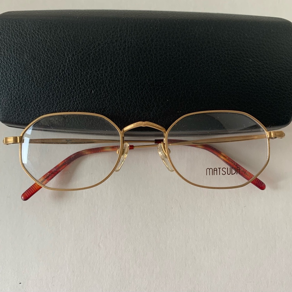 MATSUDA 10105 GP Original Vintage Eyeglasses Frames